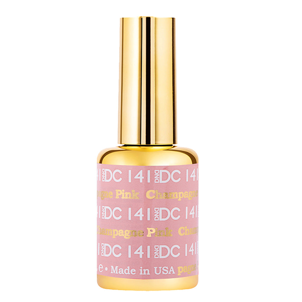 DND DC Gel Nail Polish Duo - 141 Beige Colors - Pink Champagne