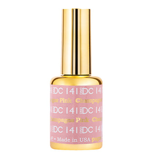 DND DC Gel Nail Polish Duo - 141 Beige Colors - Pink Champagne