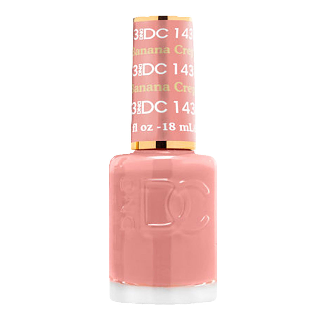 DND DC Gel Nail Polish Duo - 143 Coral Colors - Banana Crepe