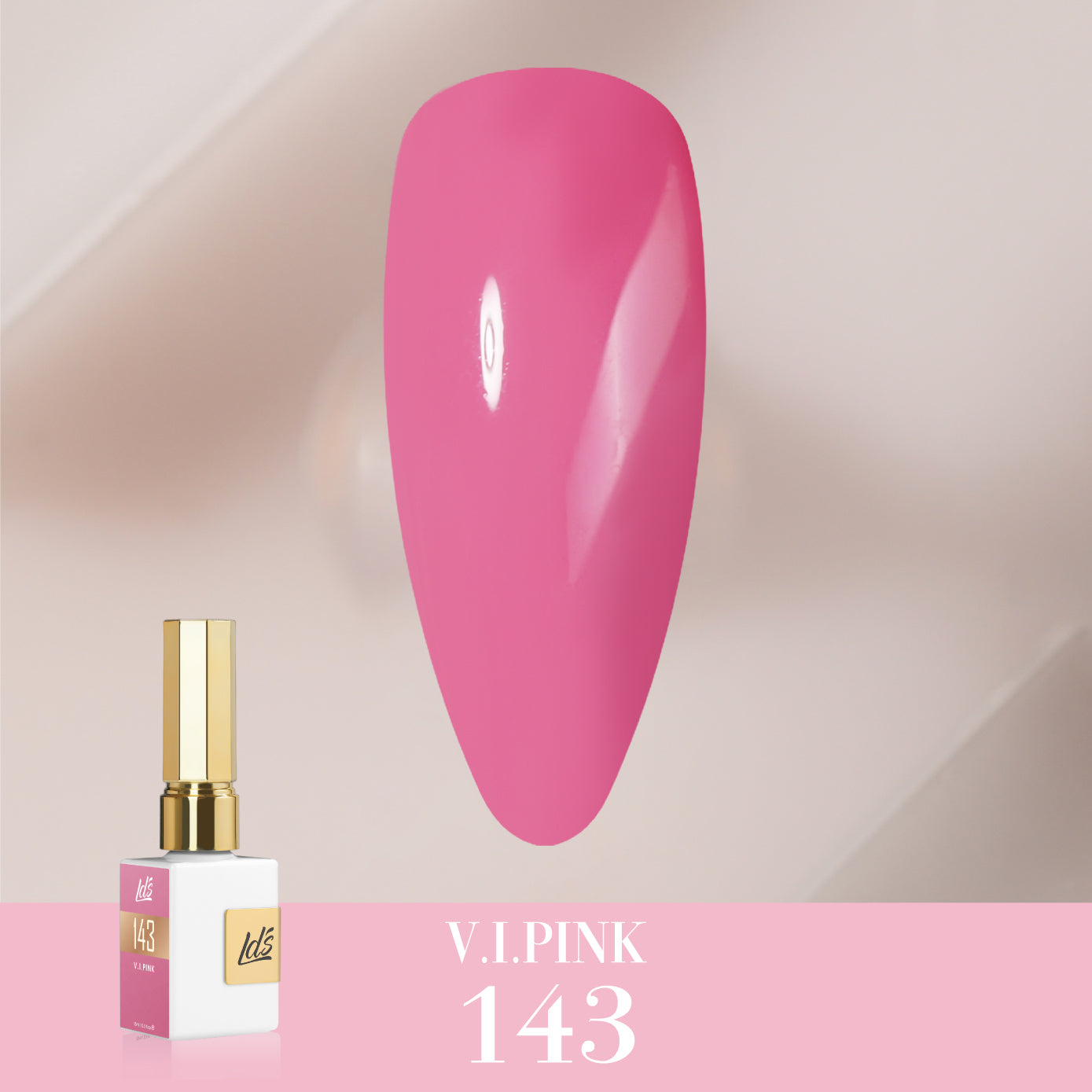 LDS Color Craze Collection - 143 V.I.Pink - Gel Polish 0.5oz