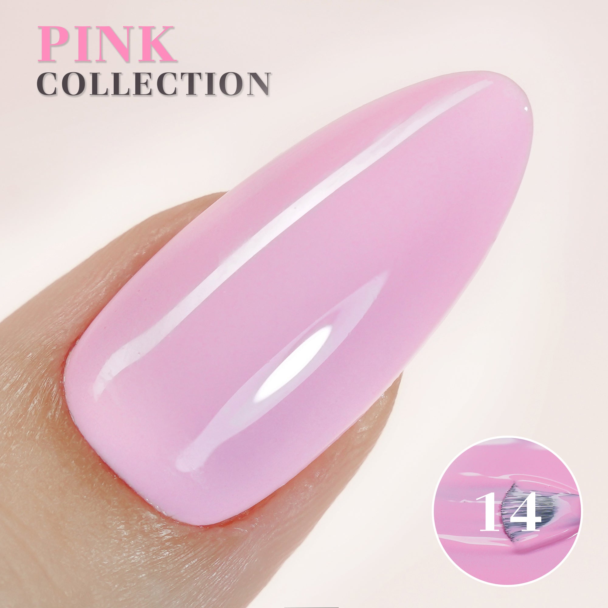 LAVIS Set 24 Colors Gel Pink Collection