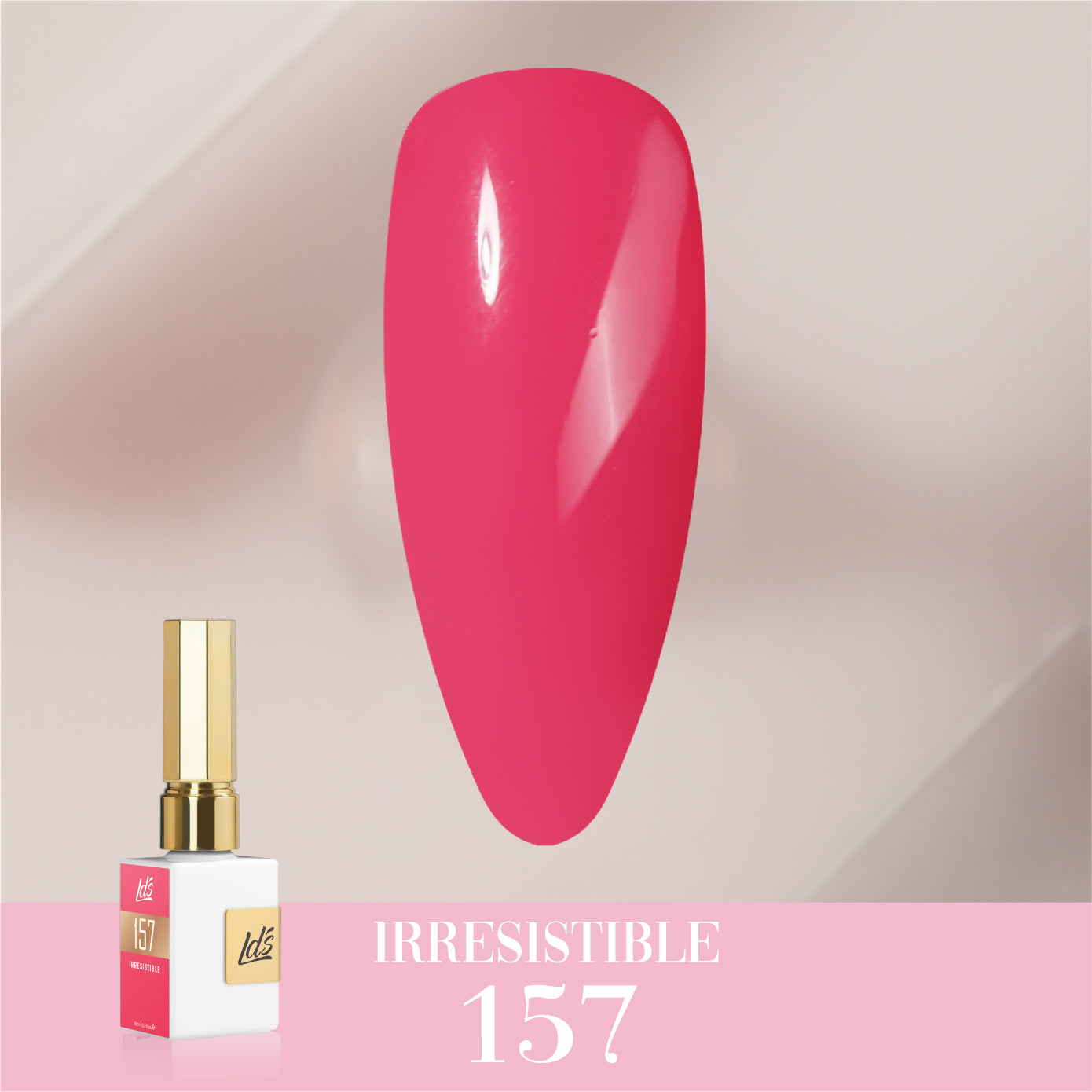 LDS Color Craze Collection - 157 Irresistible - Gel Polish 0.5oz