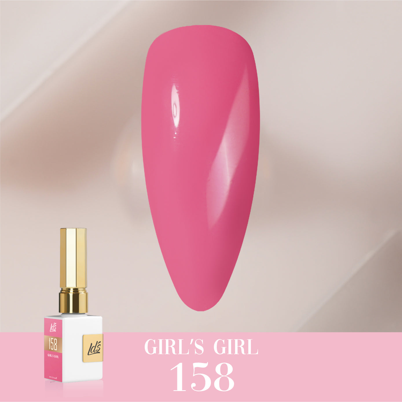 LDS Color Craze Collection - 158 Girl's Girl - Gel Polish 0.5oz