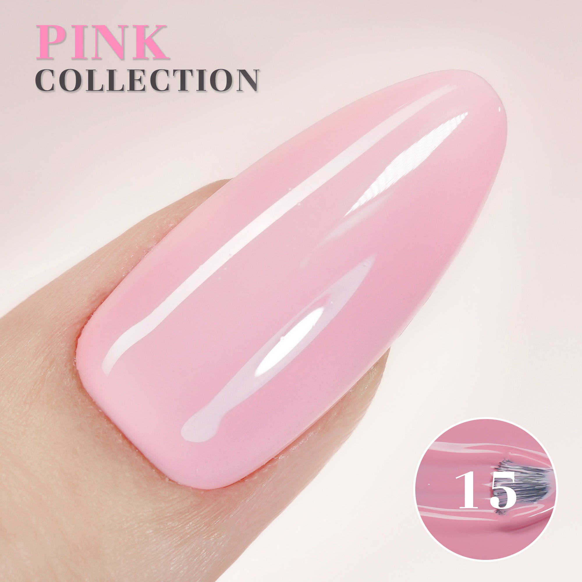 LAVIS P15 - Gel Polish 0.5oz - Pink Collection