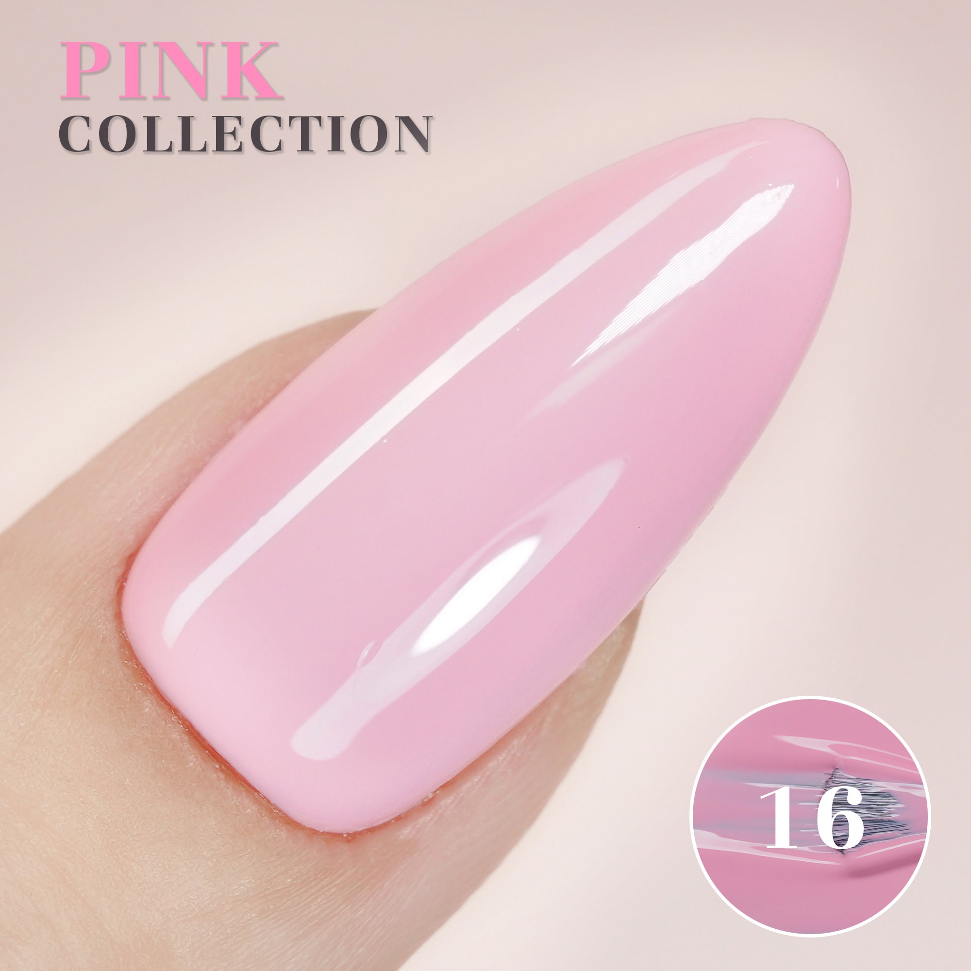 LAVIS P16 - Gel Polish 0.5oz - Pink Collection