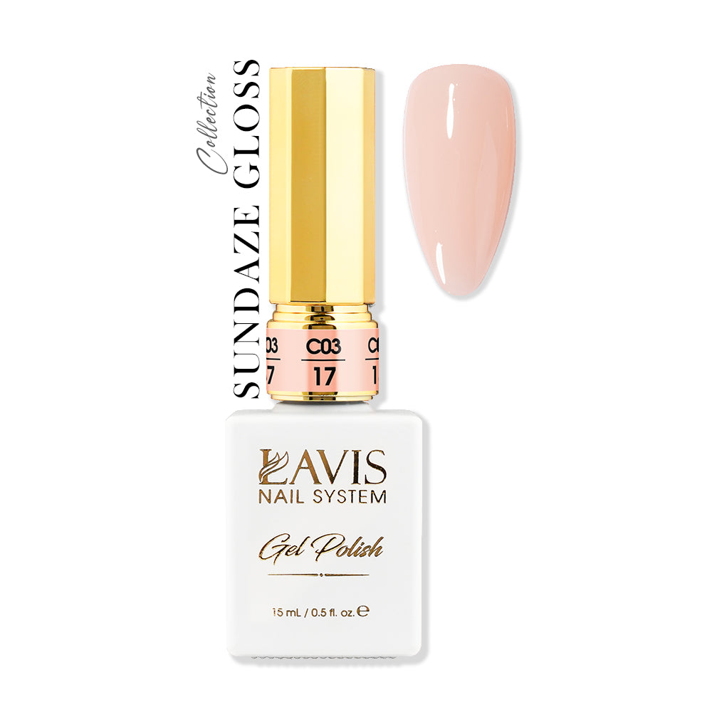 LAVIS C03 - 17 - Gel Polish 0.5 oz - Sundaze Gloss Collection