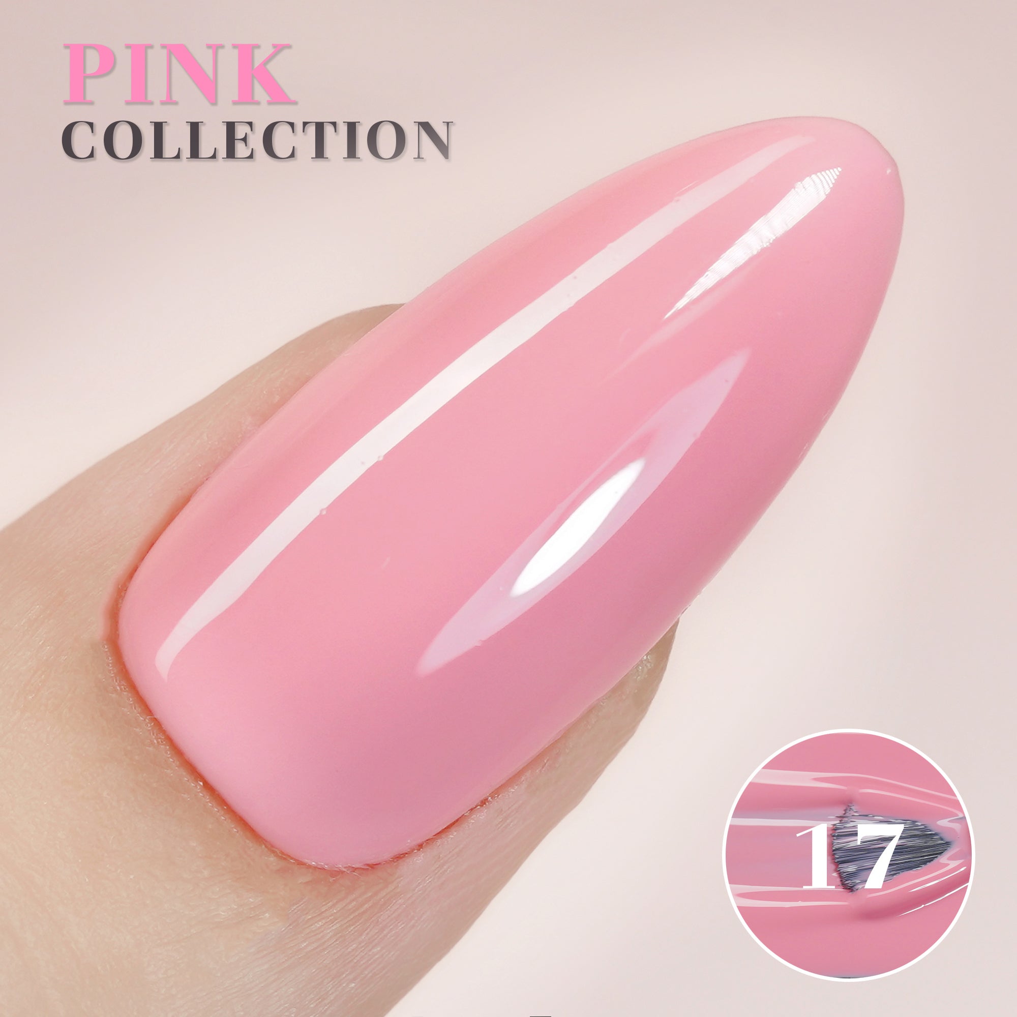 LAVIS P17 - Gel Polish 0.5oz - Pink Collection