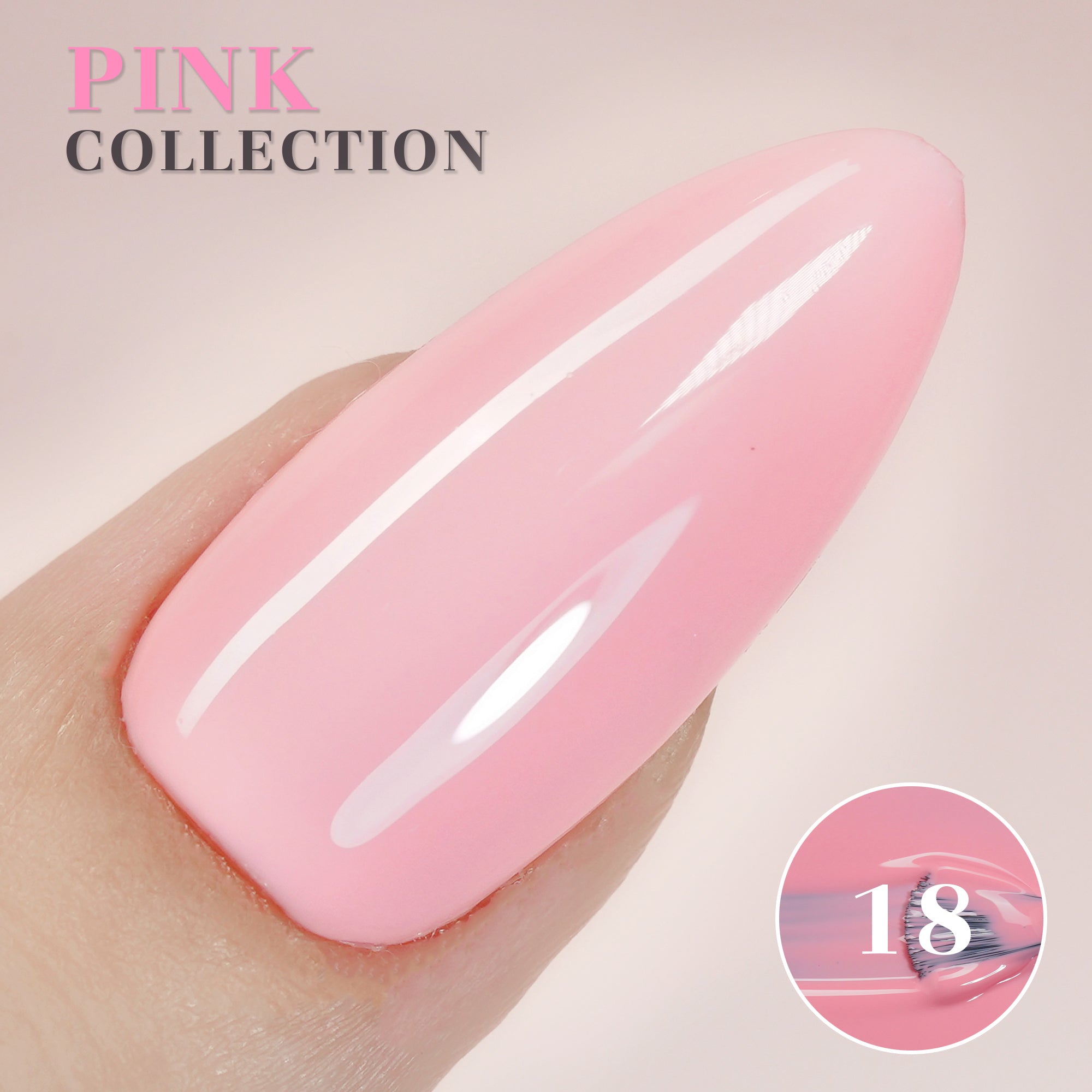 LAVIS P18 - Gel Polish 0.5oz - Pink Collection