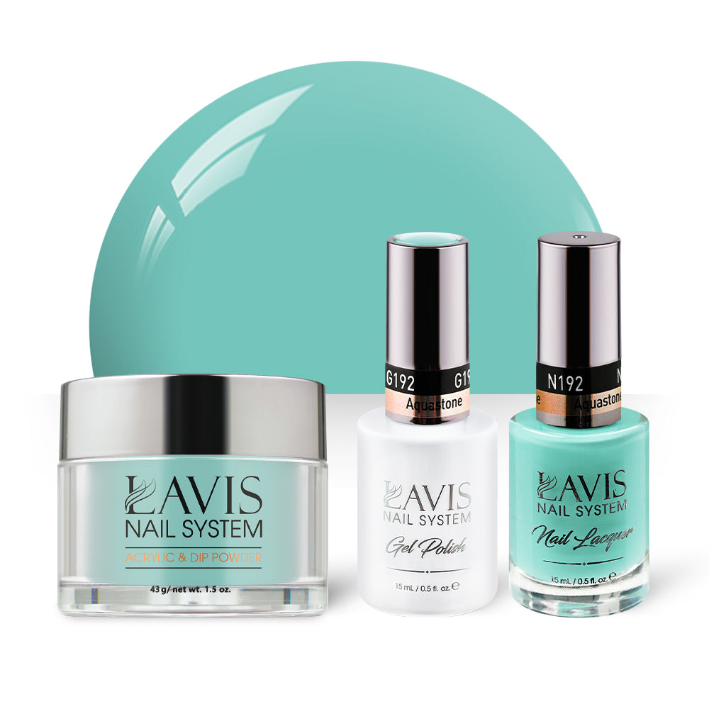 LAVIS 3 in 1 - 192 Aquastone - Acrylic & Dip Powder, Gel & Lacquer