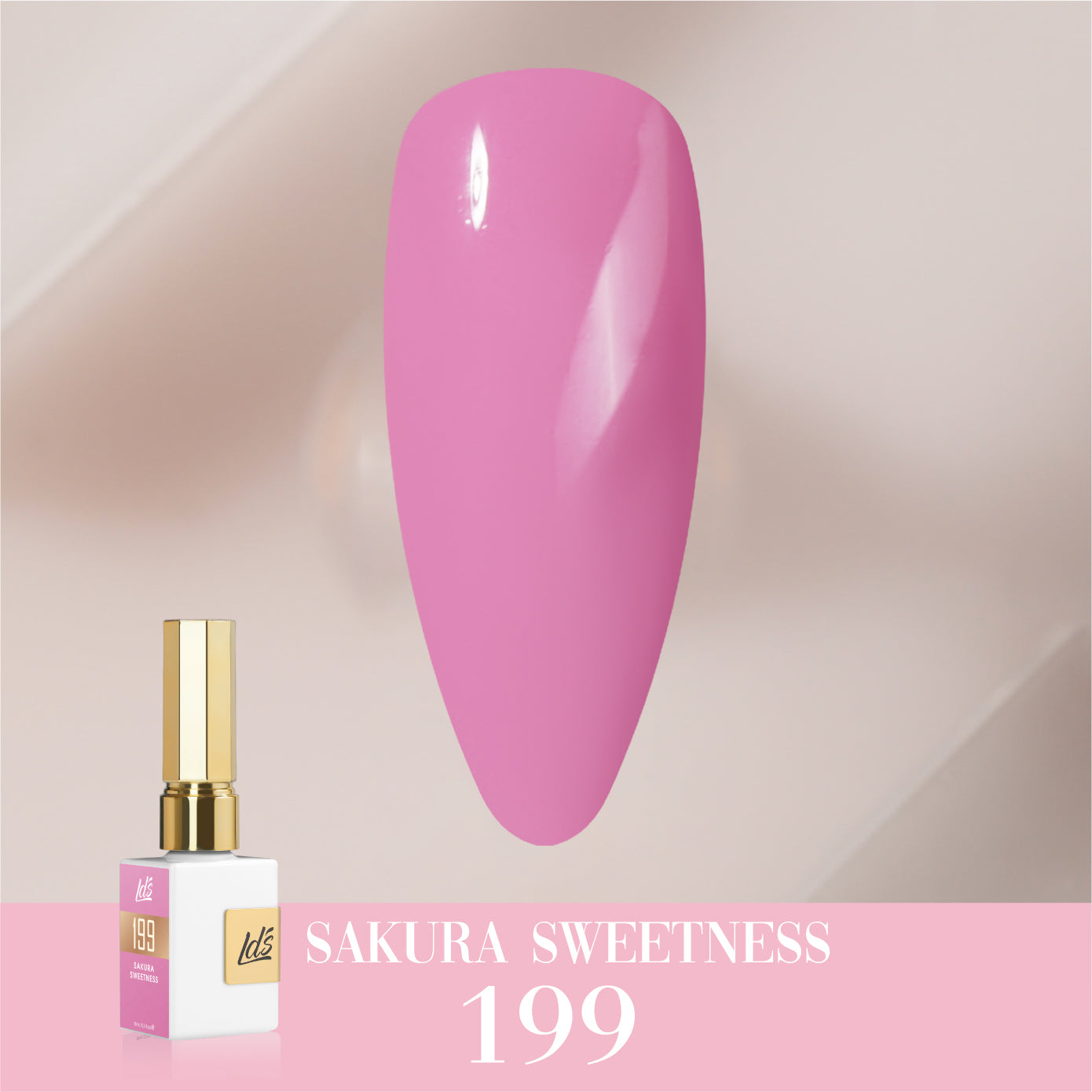 LDS Color Craze Collection - 199 Sakura Sweetness - Gel Polish 0.5oz