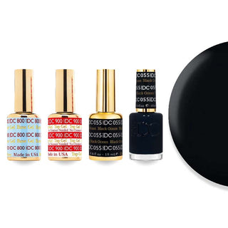 DND DC Gel Nail Polish - 055 Black Ocean