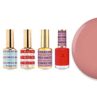 DND DC Gel Nail Polish - 058 Aqua Pink