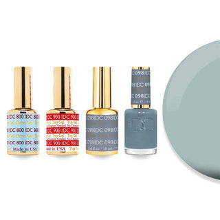 DND DC Gel Nail Polish - 098 Aqua Gray