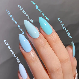 LDS Color Craze Gel Nail Polish - 445 Capri Teal