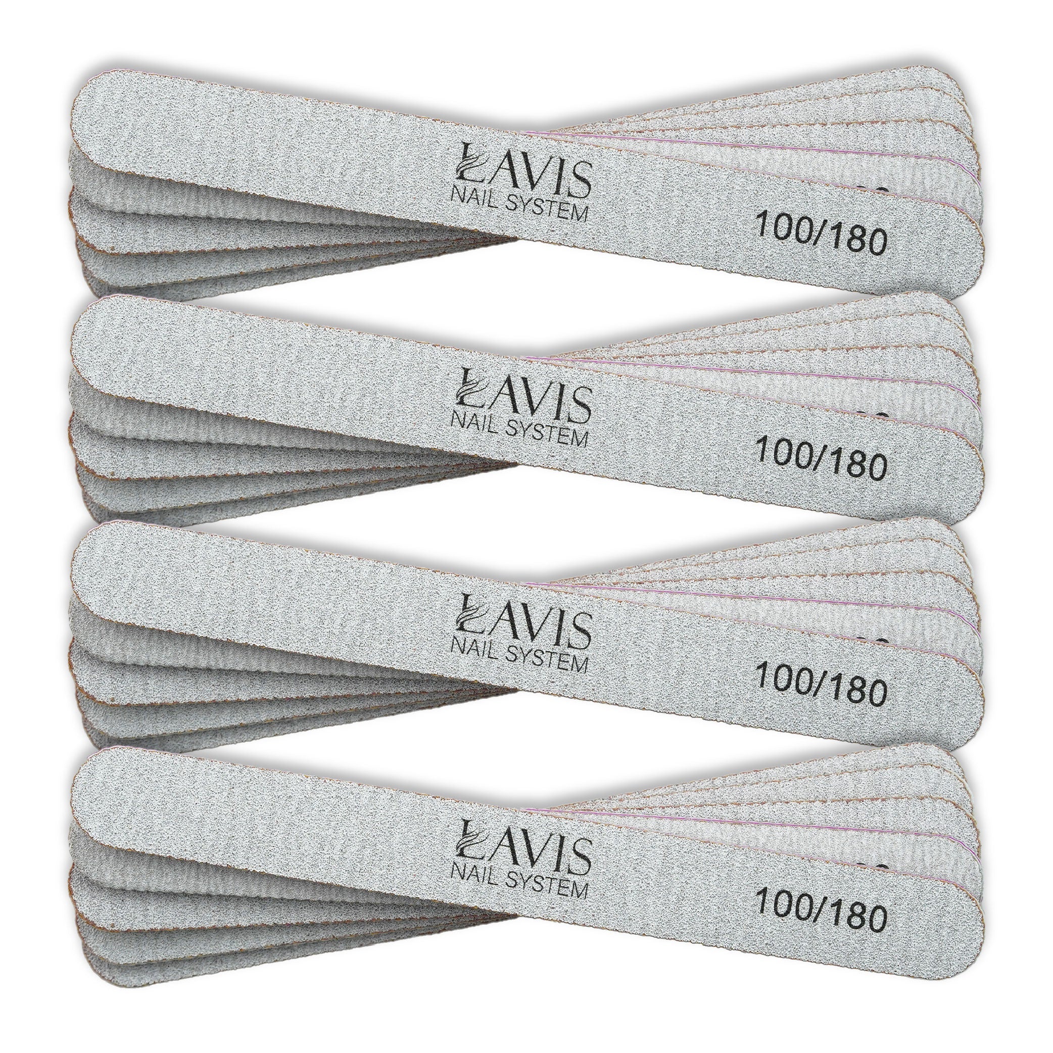  Lavis 50Pcs Regular Nail Files 100/180 by OTHER sold by DTK Nail Supply