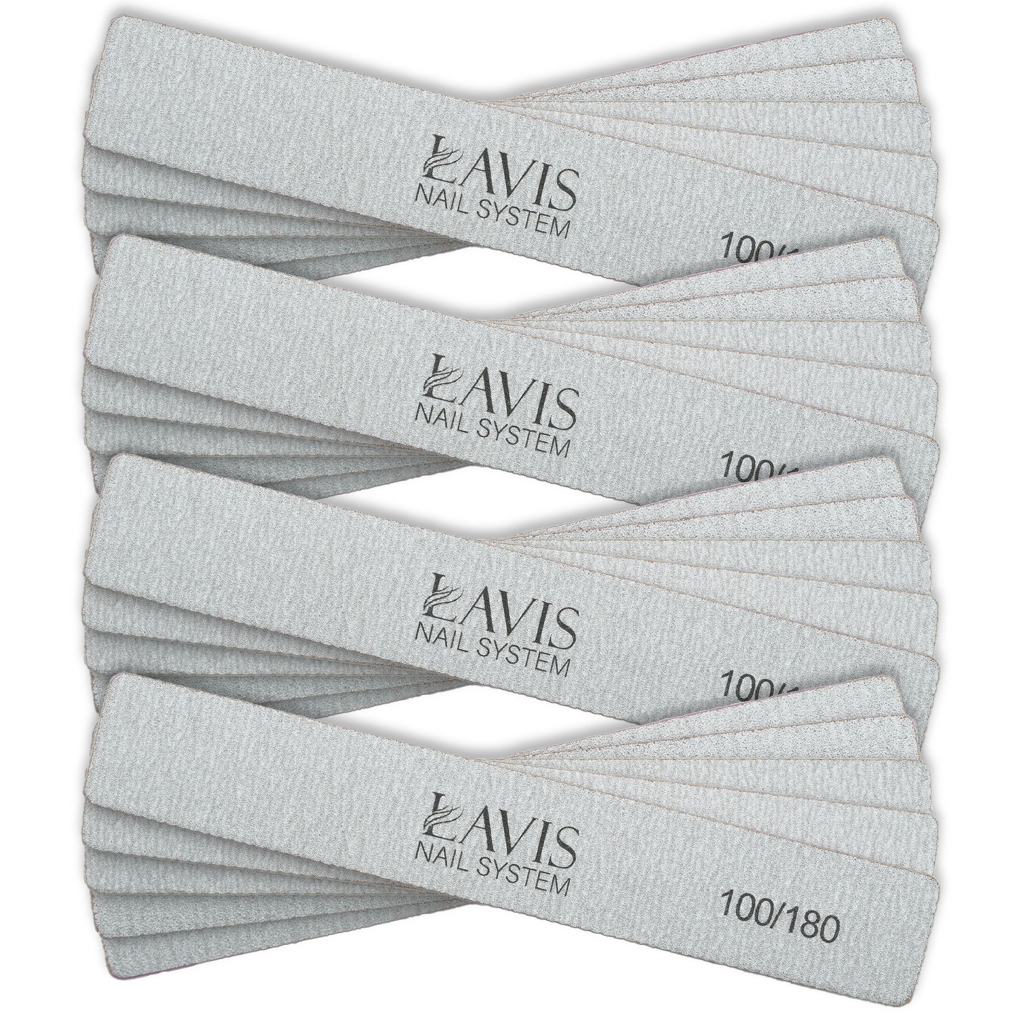  Lavis 50Pcs Jumbo Nail Files 100/180 by OTHER sold by DTK Nail Supply