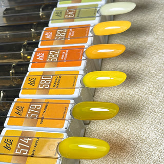 LDS Color Craze Gel Nail Polish - 580 Mango Madness