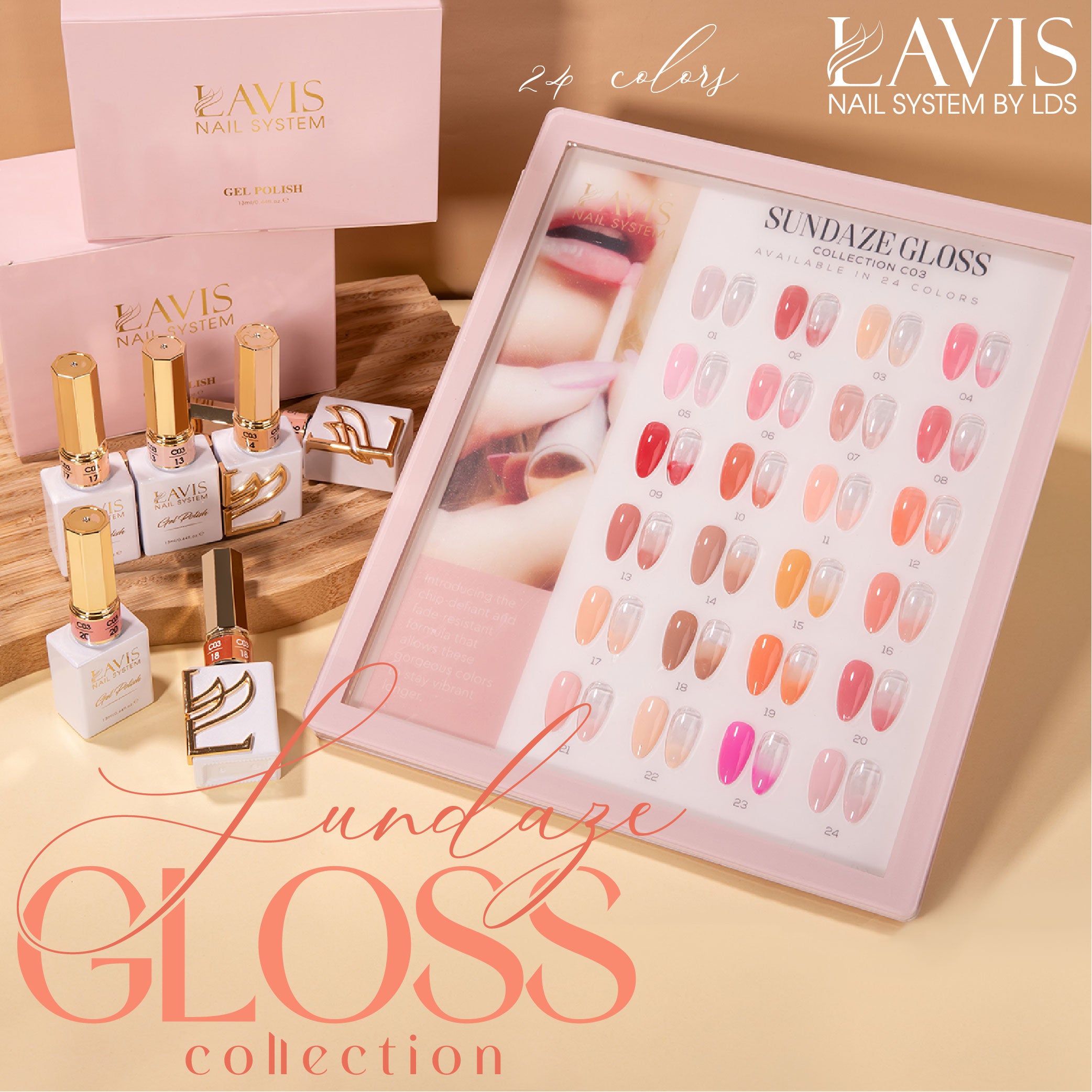 LAVIS C03 - 07 - Gel Polish 0.5 oz - Sundaze Gloss Collection