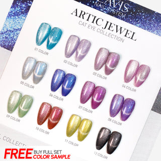 LAVIS Cat Eyes CE12 (Ver1) - Gel Polish 0.5 oz - Artic Jewel Collection