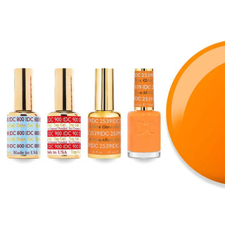 DND DC 2539 Citrus Affairs - Free Spirit Collection - #800 Base, #900 Top, Gel & Lacquer Combo