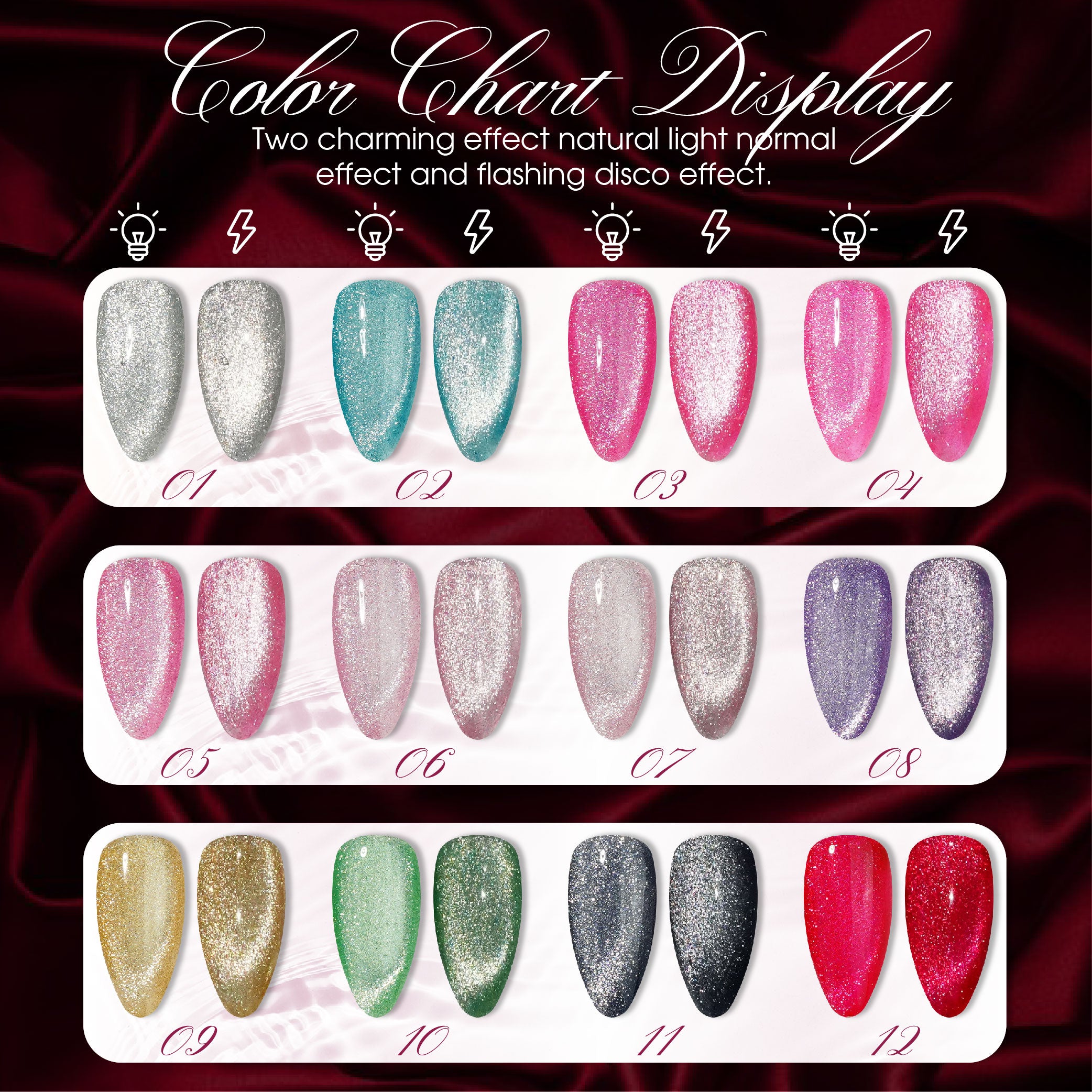 LAVIS Cat Eyes CE2 - 03 - Gel Polish 0.5 oz - Under The Sea Collection