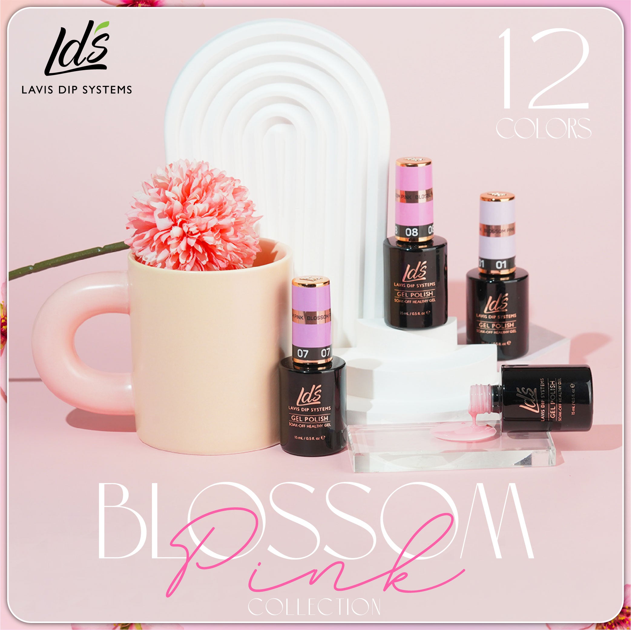 Metas Lds LDS PB - 04 - Blossom Pink Collection | ND Nails Supply