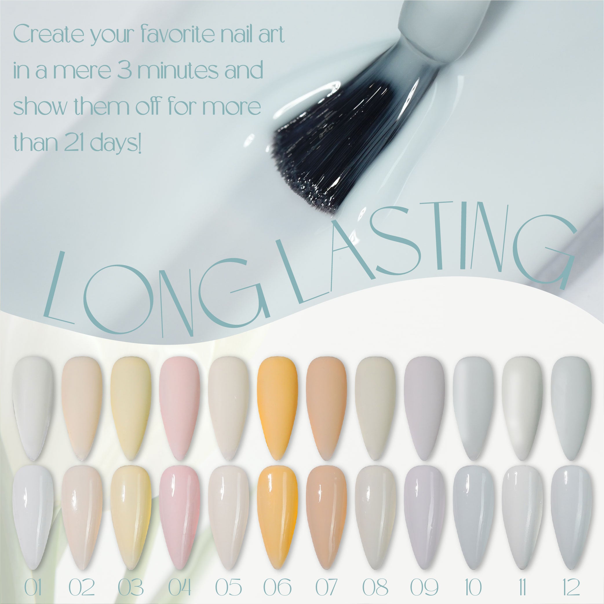 LDS GW Set 12 Colors - Gentle White Collection