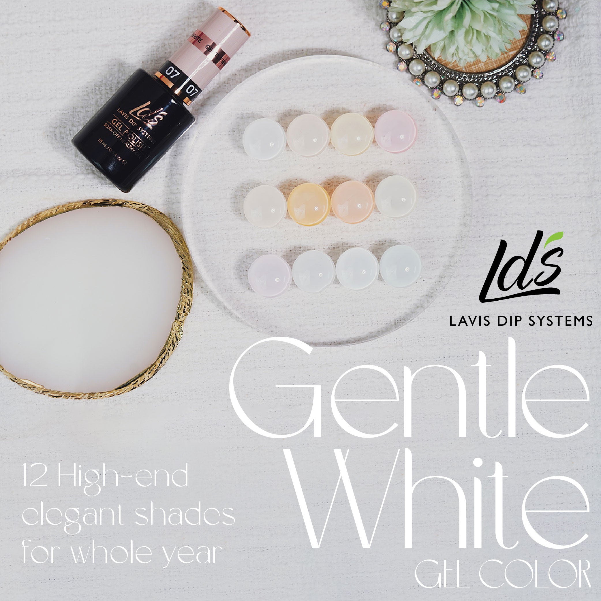 LDS GW Set 12 Colors - Gentle White Collection