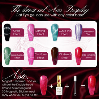 LAVIS Cat Eyes CE2 - 12 - Gel Polish 0.5 oz - Under The Sea Collection