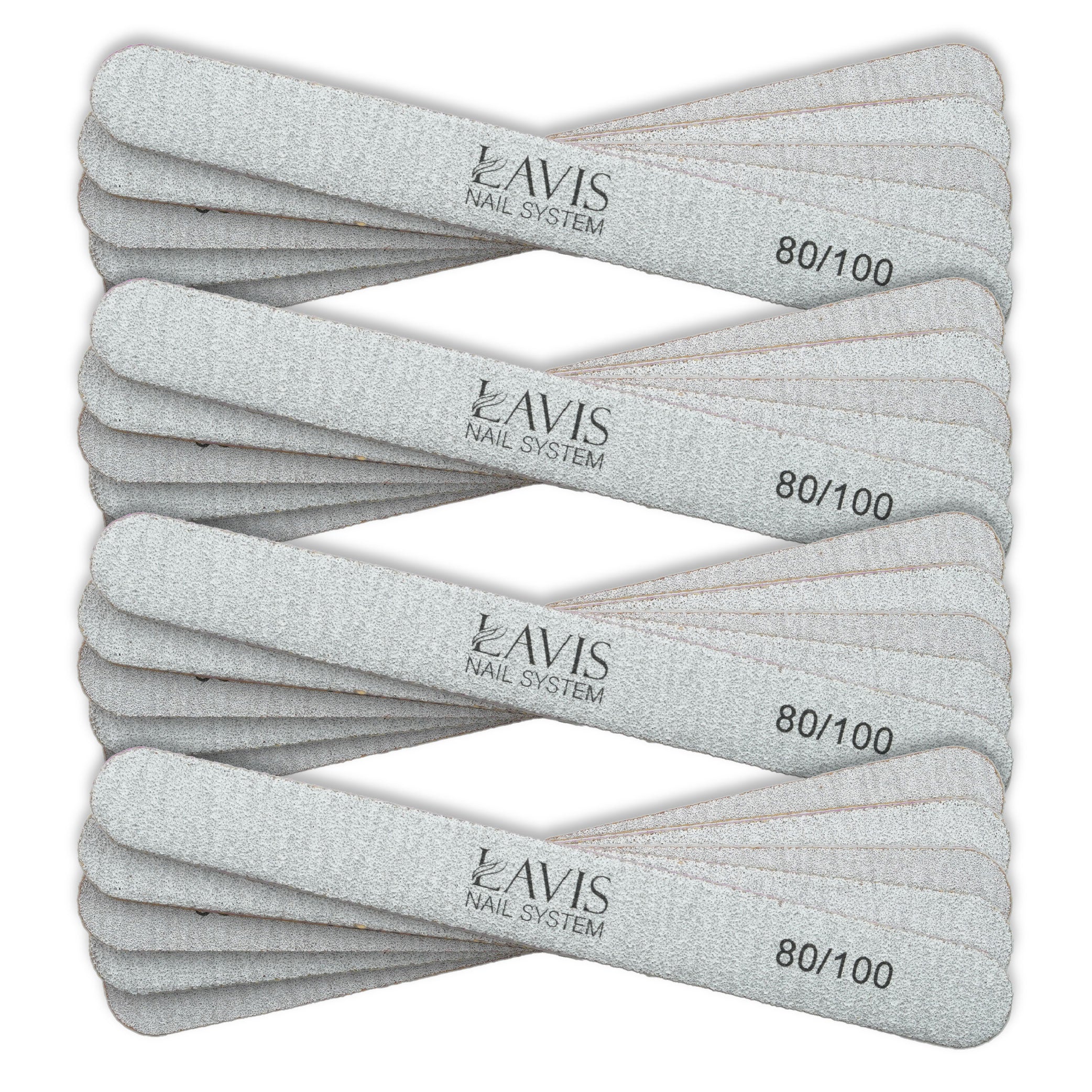  Lavis 50Pcs Regular Nail Files 80/100 by OTHER sold by DTK Nail Supply