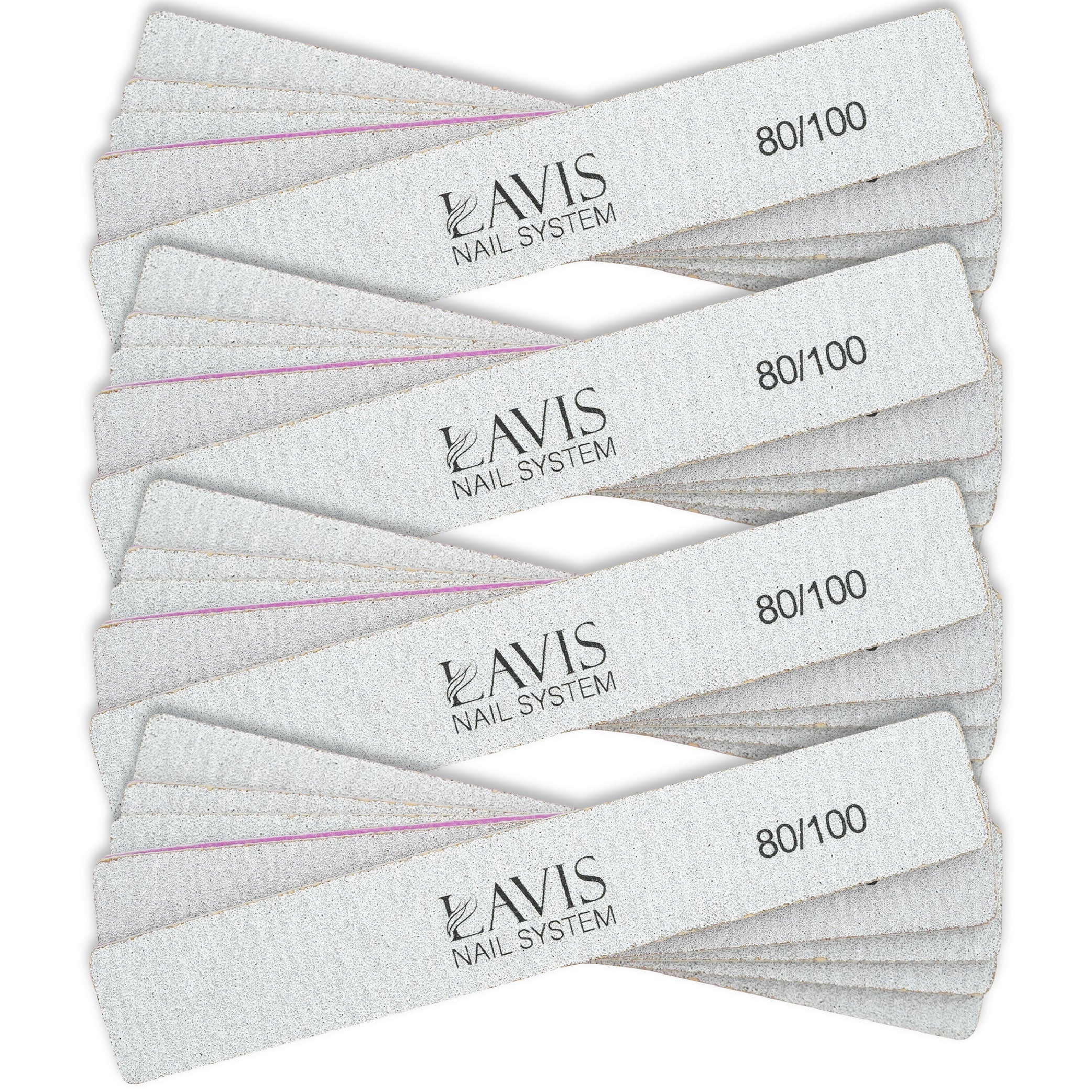  Lavis 50Pcs Jumbo Nail Files 80/100 by OTHER sold by DTK Nail Supply