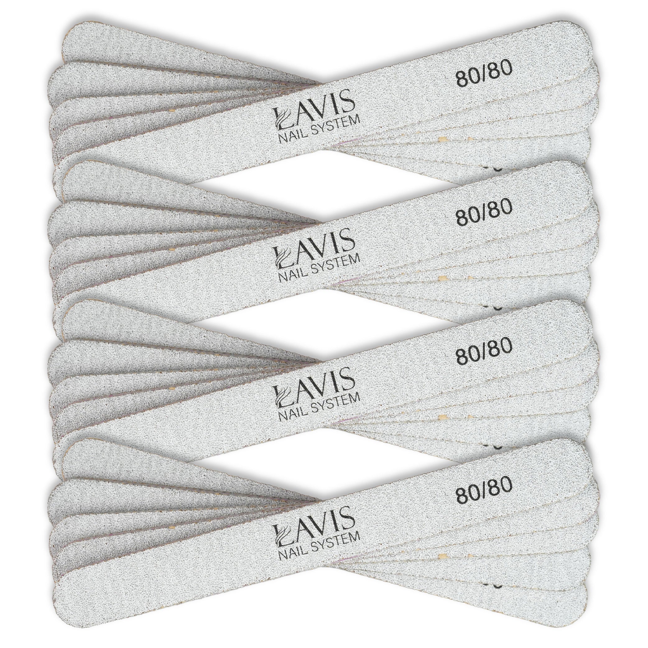  Lavis 50Pcs Regular Nail Files 80/80 by OTHER sold by DTK Nail Supply