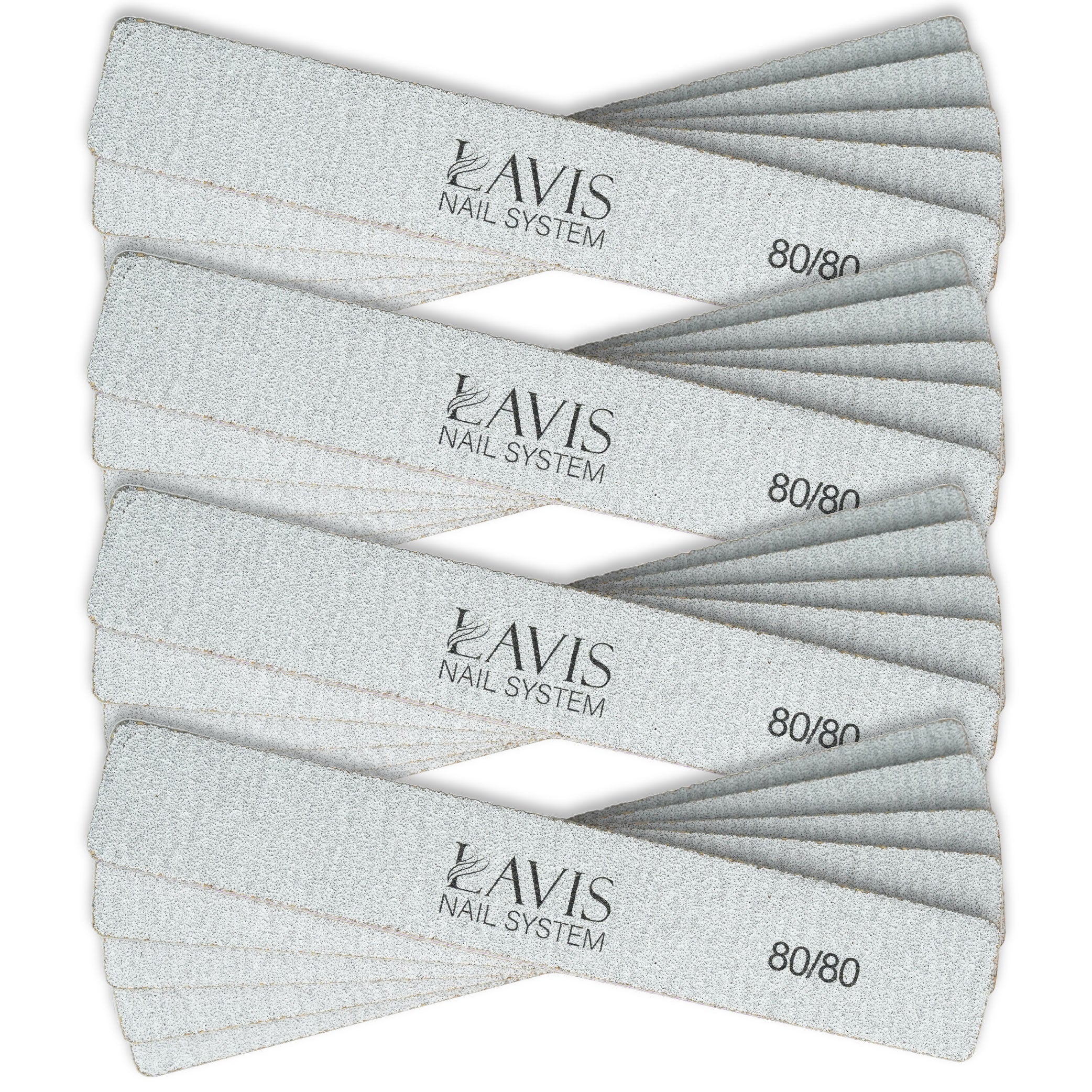  Lavis 50Pcs Jumbo Nail Files 80/80 by OTHER sold by DTK Nail Supply