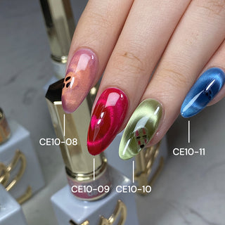 LAVIS 9D Cat Eyes CE10 - 08 (Ver2) - Gel Polish 0.5 oz - Beauty Bureau Collection