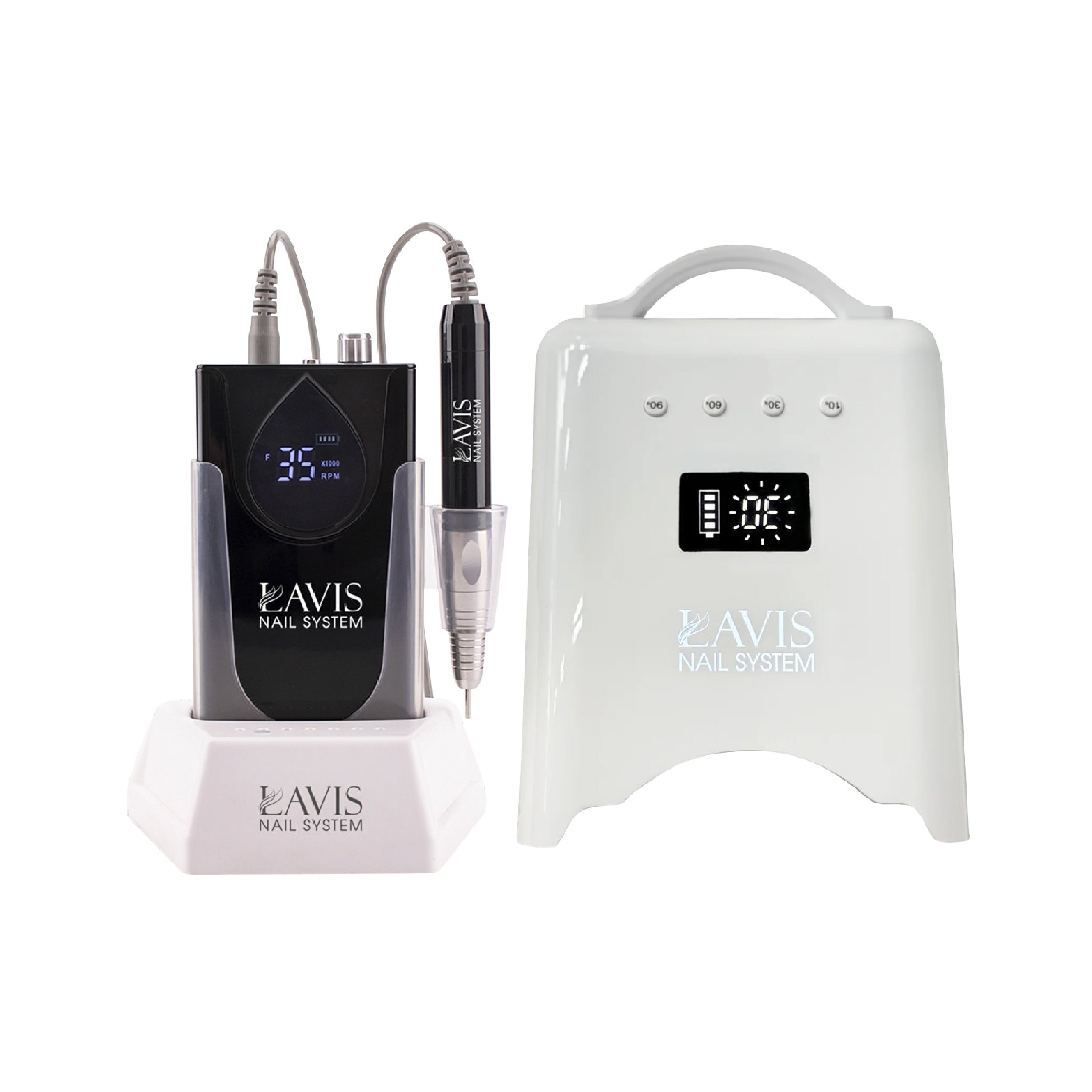 LAVIS Nail Drill + UV/LED Nail Lamps - FG