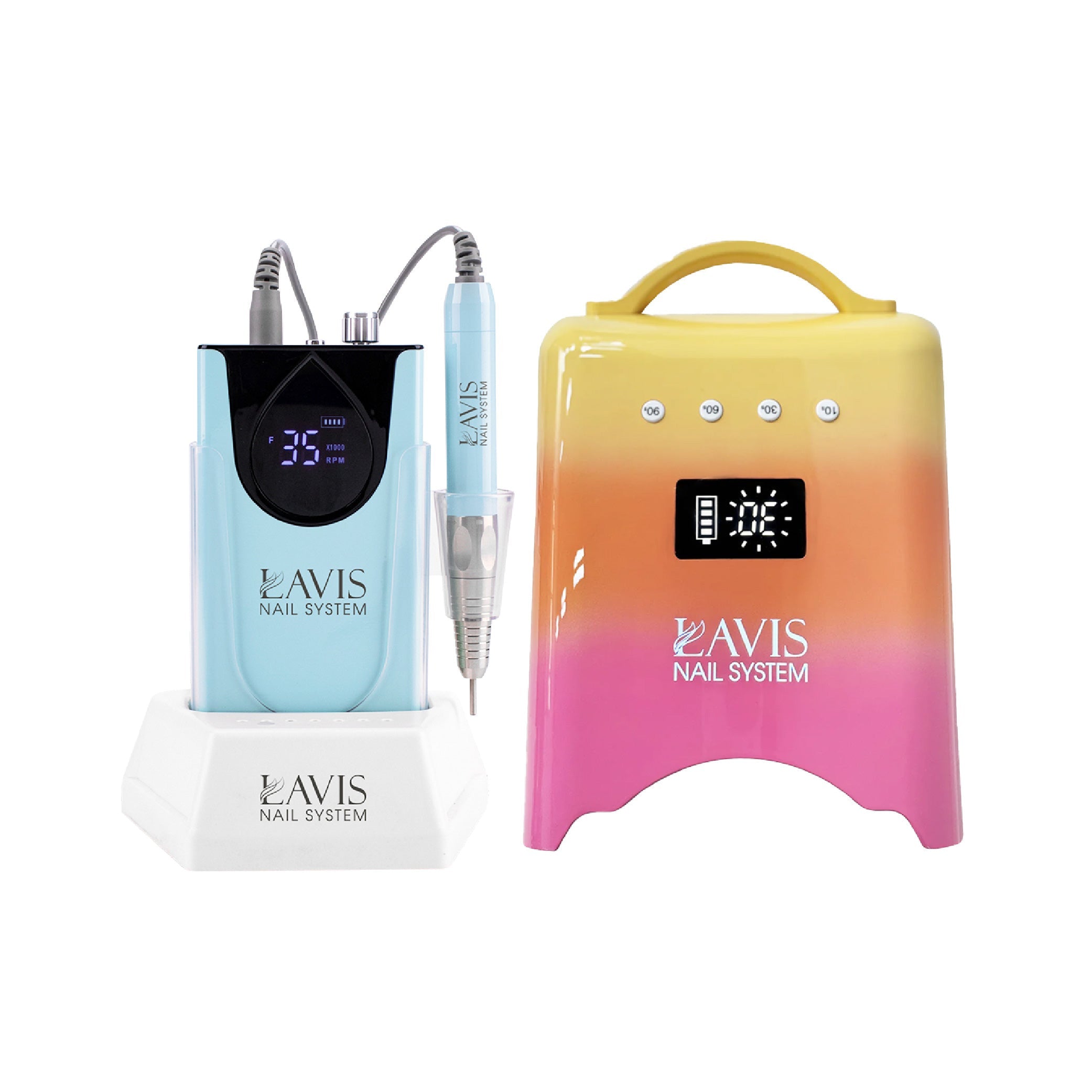 LAVIS Nail Drill + UV/LED Nail Lamps - FG