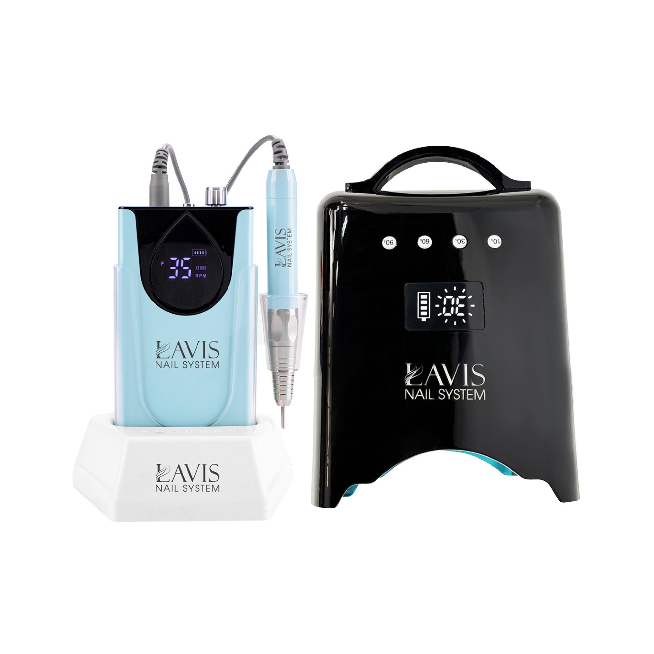 LAVIS Nail Drill + UV/LED Nail Lamps - FG