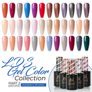 LDS Healthy Gel Part 2: 037-072 (36 Colors)