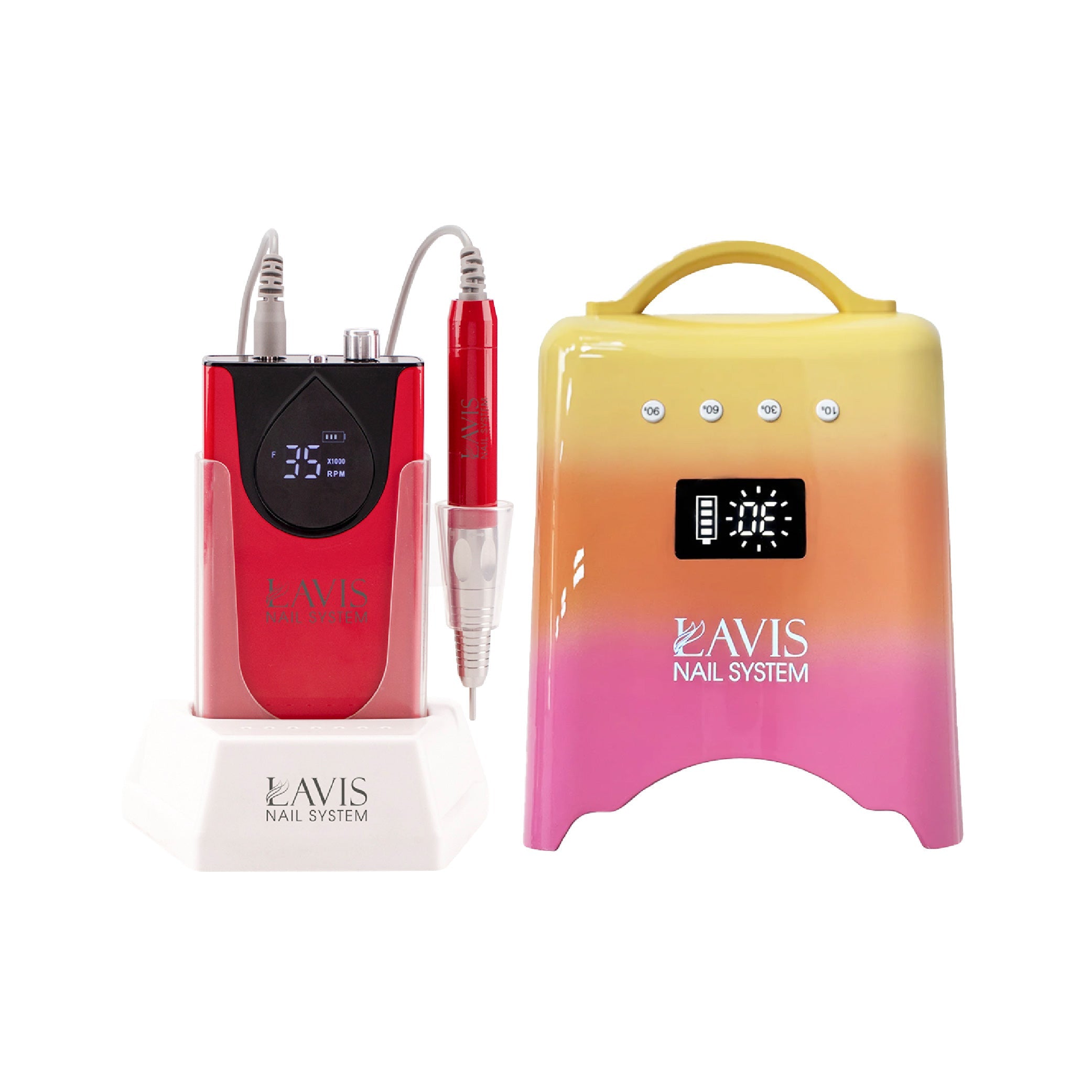 LAVIS Nail Drill + UV/LED Nail Lamps - FG