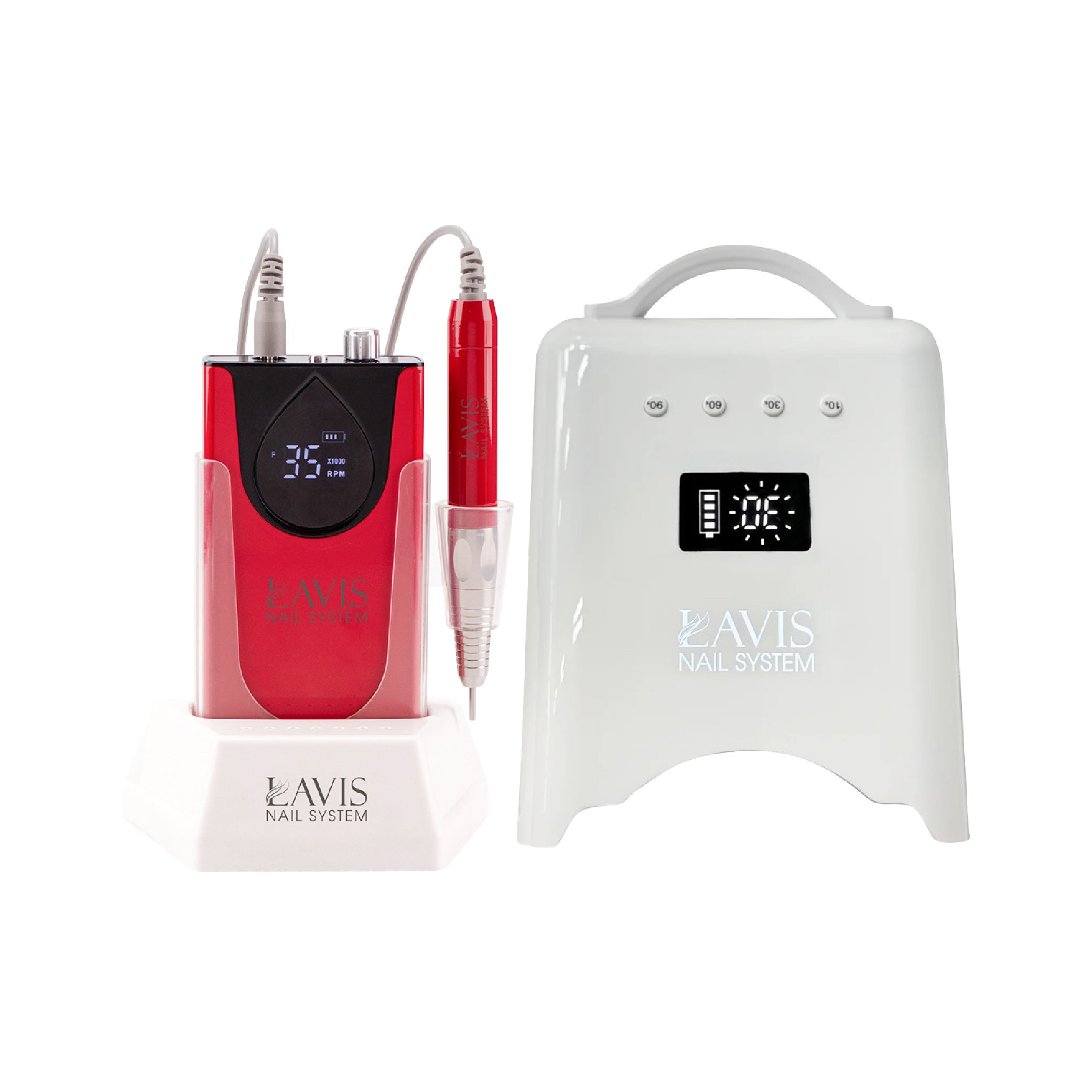 LAVIS Nail Drill + UV/LED Nail Lamps - FG