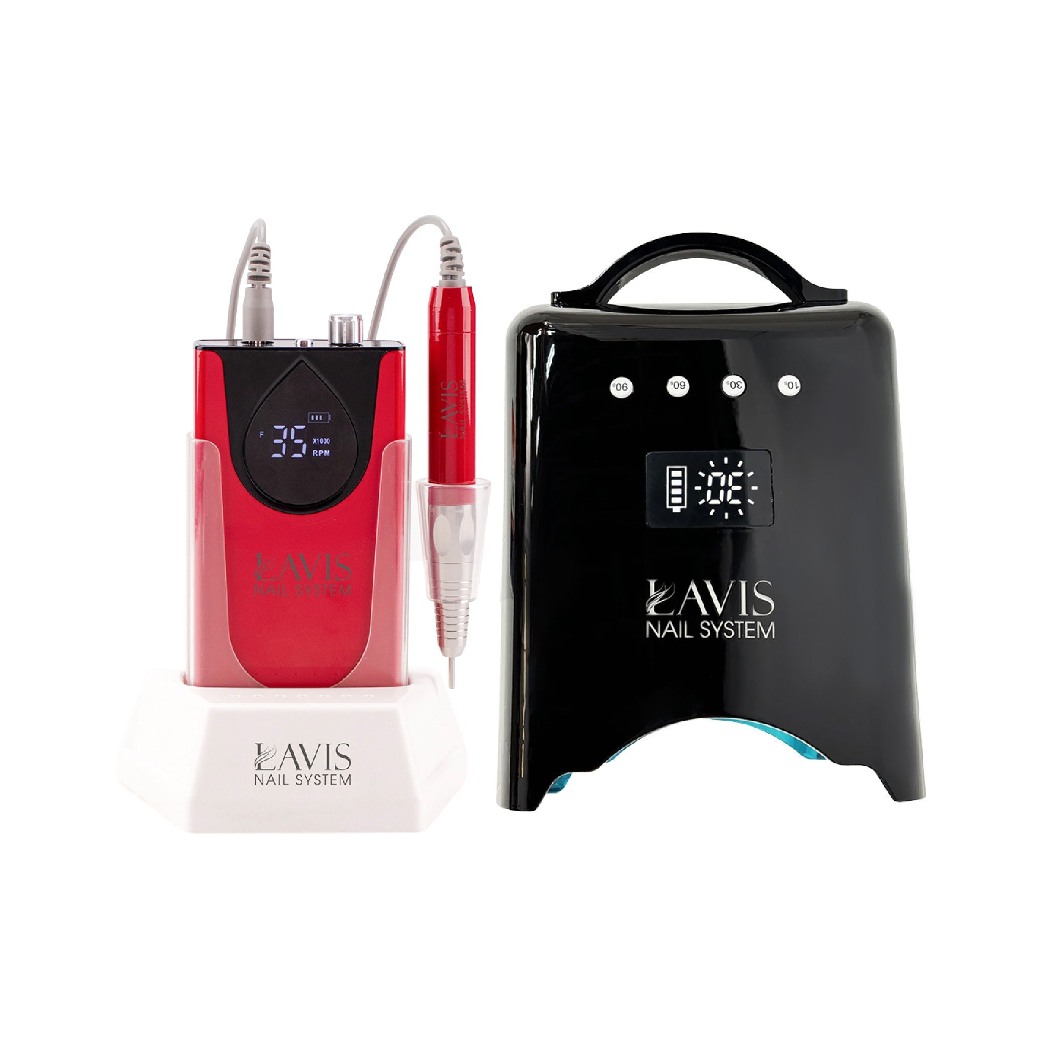 LAVIS Nail Drill + UV/LED Nail Lamps - FG