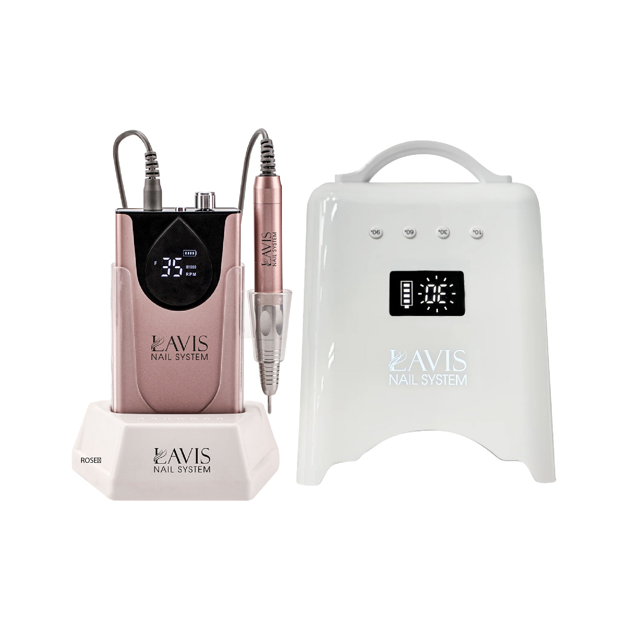 LAVIS Nail Drill + UV/LED Nail Lamps - FG