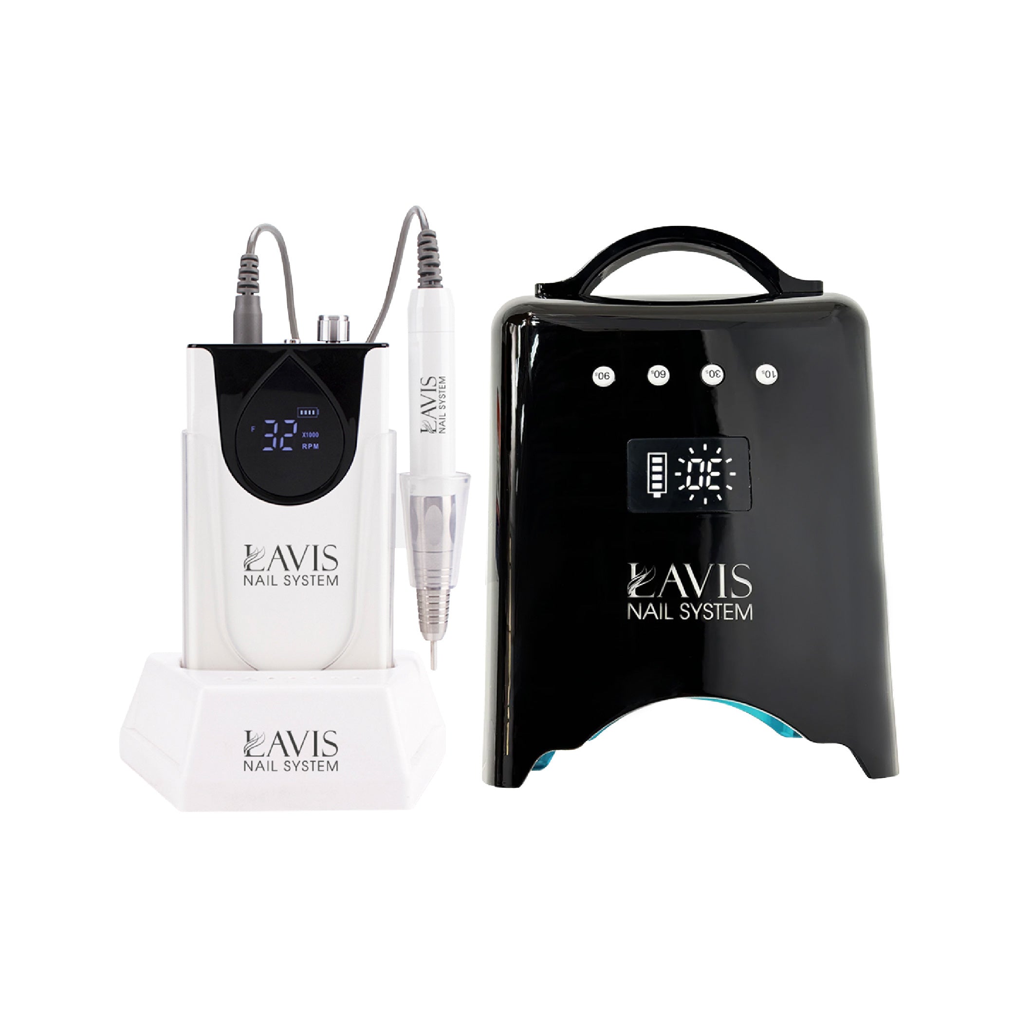 LAVIS Nail Drill + UV/LED Nail Lamps - FG