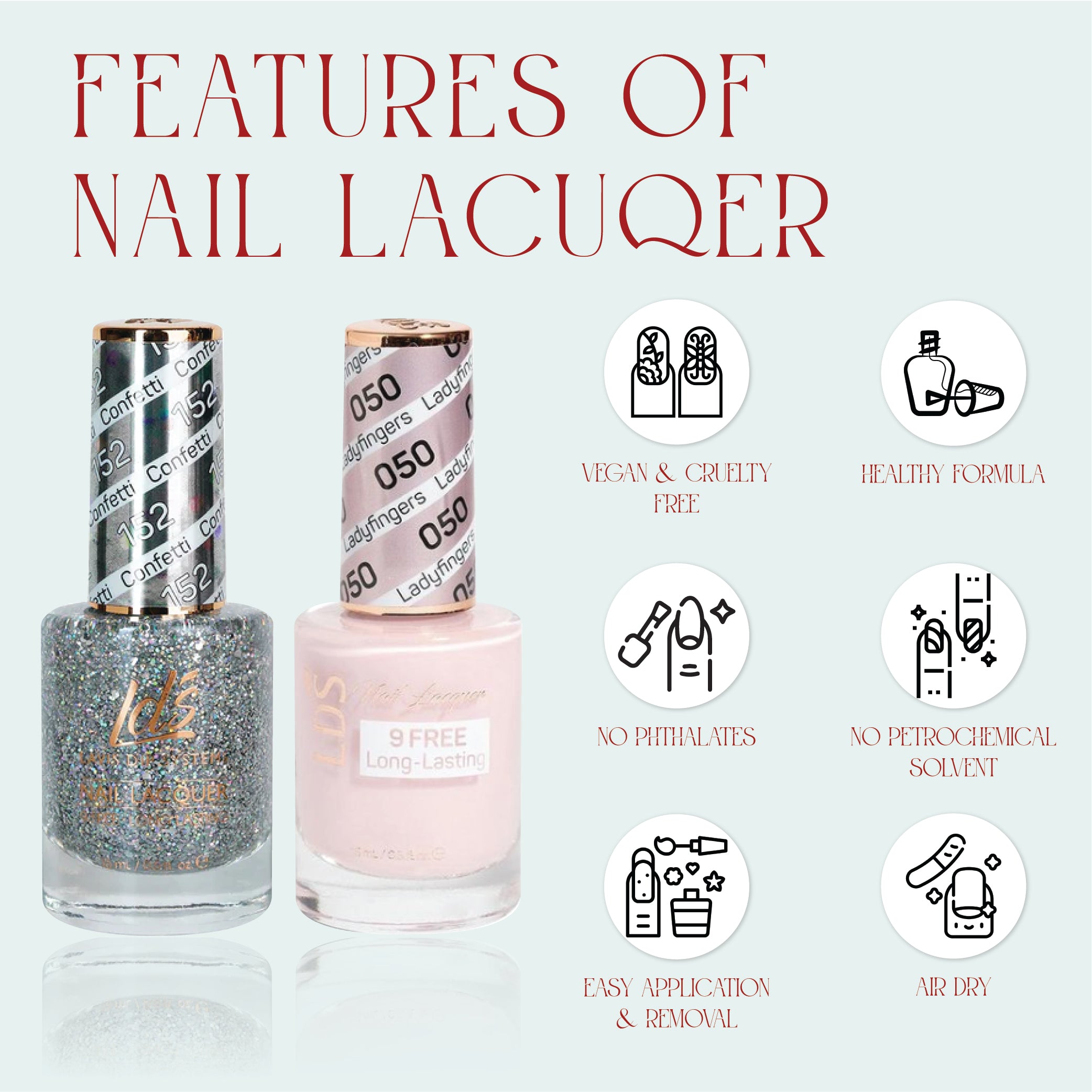 LDS 158 Starry, Starry Night - LDS Healthy Nail Lacquer 0.5oz