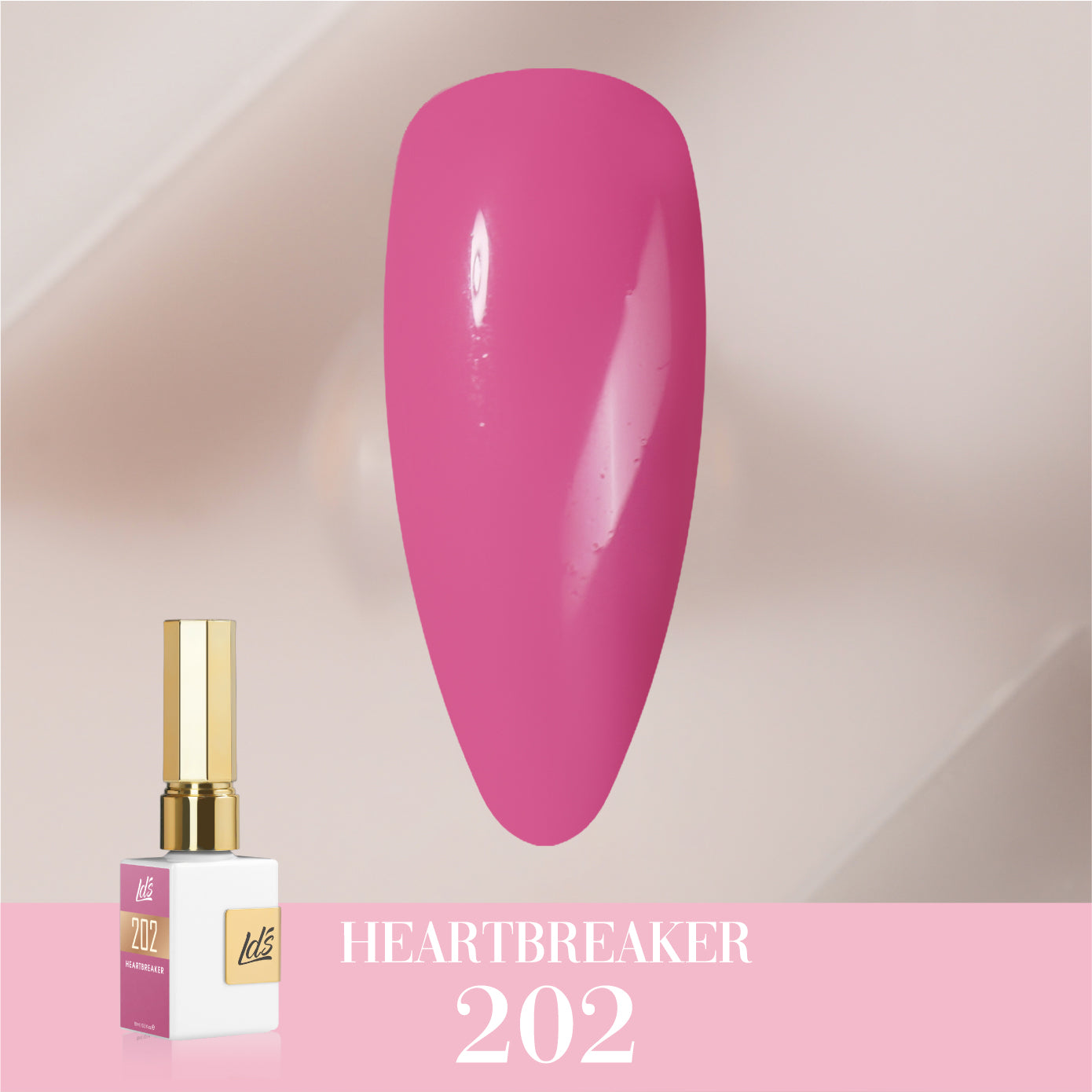 LDS Color Craze Collection - 202 Heartbreaker - Gel Polish 0.5oz