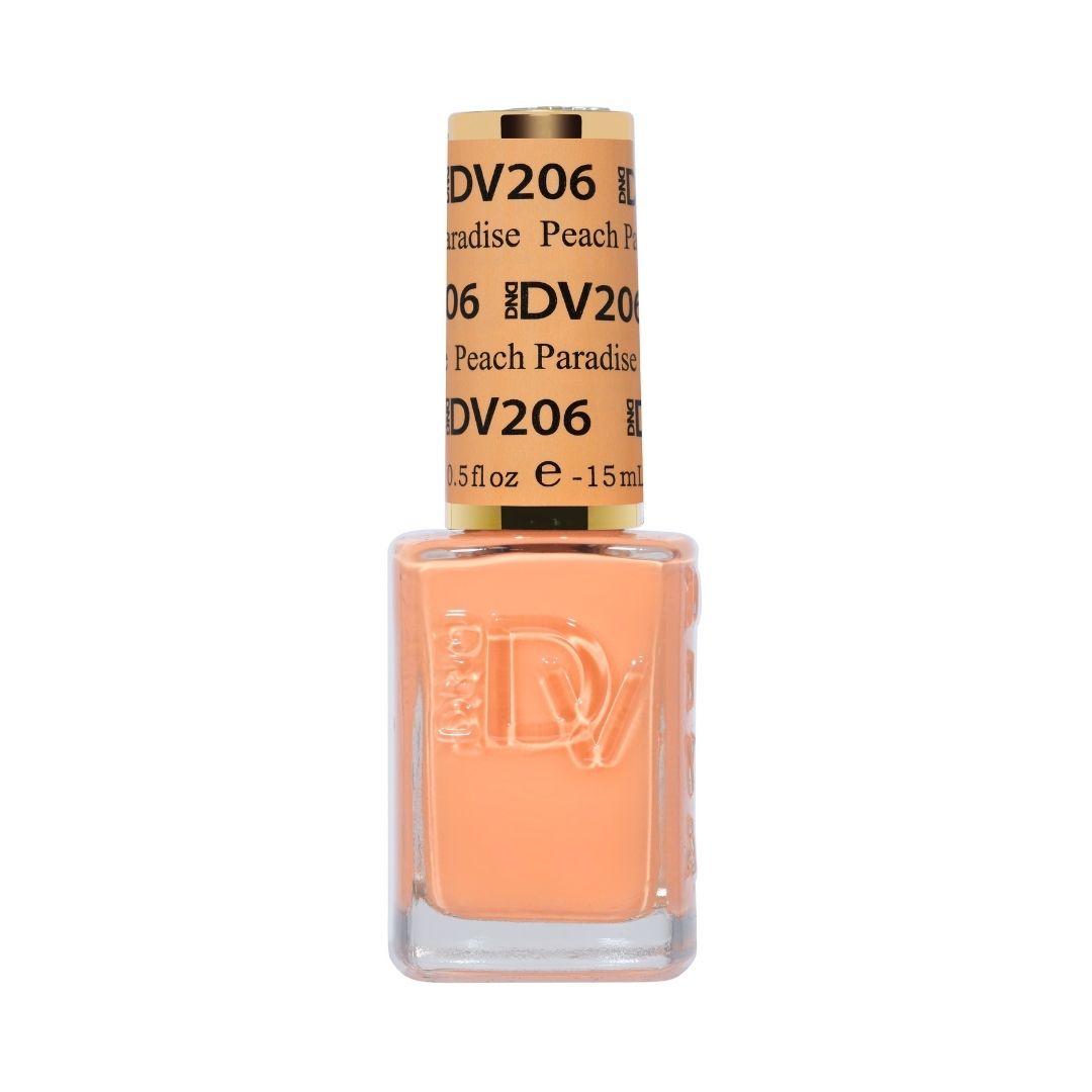 DND DIVA Nail Lacquer - 206 Peach Paradise