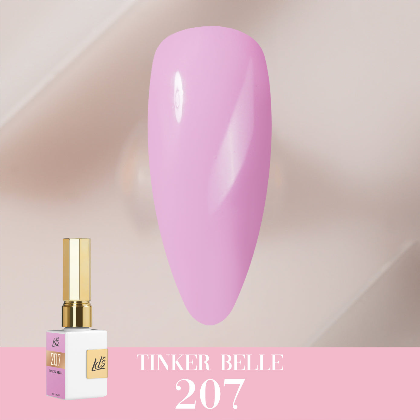 LDS Color Craze Collection - 207 Tinker Belle - Gel Polish 0.5oz