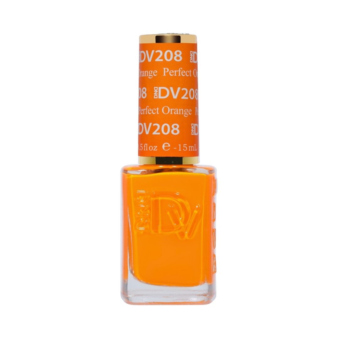 DND DIVA Nail Lacquer - 208 Perfect Orange