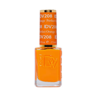 DND DIVA Nail Lacquer - 208 Perfect Orange