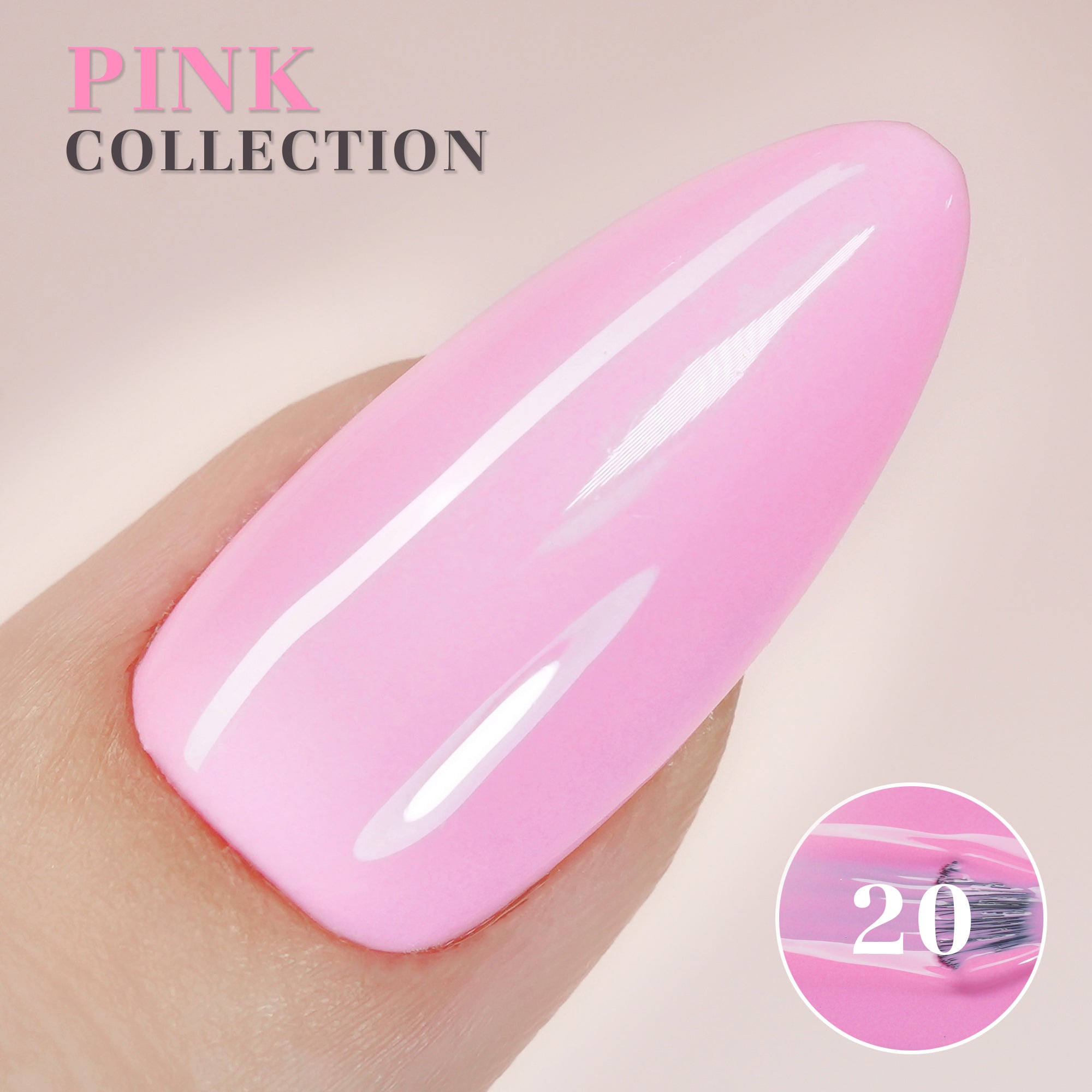 LAVIS P20 - Gel Polish 0.5oz - Pink Collection